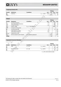 MIXA40W1200TED Datasheet Page 3