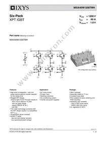 MIXA40W1200TMH Datasheet Cover