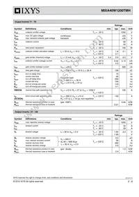 MIXA40W1200TMH Datasheet Page 2