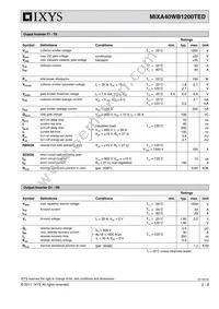 MIXA40WB1200TED Datasheet Page 2