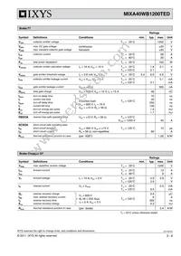 MIXA40WB1200TED Datasheet Page 3