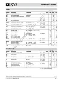 MIXA60WB1200TEH Datasheet Page 3