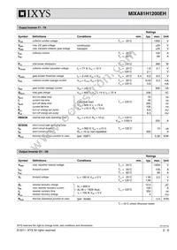 MIXA81H1200EH Datasheet Page 2