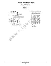 MJ15011G Datasheet Page 3