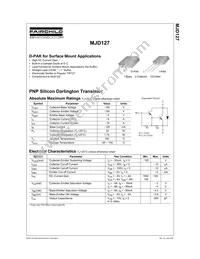 MJD127TF Datasheet Page 2