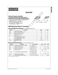 MJD3055TF Datasheet Page 2