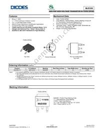 MJD350-13 Datasheet Cover