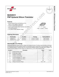 MJD45H11TM Datasheet Page 2