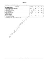 MJE521G Datasheet Page 2