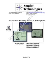 MK-AOB3202405B Datasheet Cover