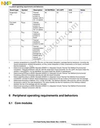 MK10DN128VLH5R Datasheet Page 22