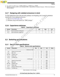 MK10DN512VLL10 Datasheet Page 19