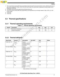 MK10DN512VLL10 Datasheet Page 21