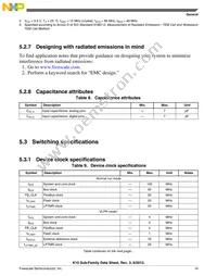 MK10DN512VMC10R Datasheet Page 19