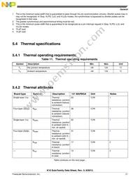 MK10DN512VMC10R Datasheet Page 21