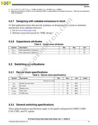 MK10DN512ZVLK10 Datasheet Page 19