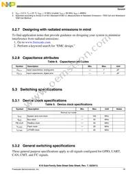 MK10DN512ZVLL10R Datasheet Page 19