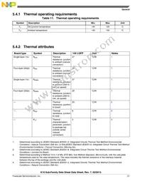 MK10DN512ZVLL10R Datasheet Page 21