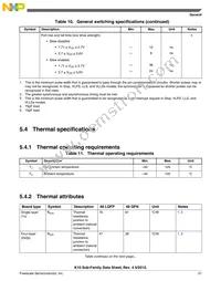 MK10DX128VMC7R Datasheet Page 21