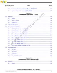 MK10DX128ZVMD10 Datasheet Page 13