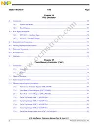 MK10DX128ZVMD10 Datasheet Page 22