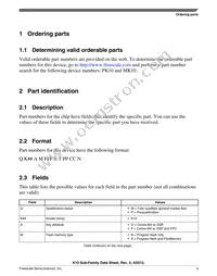 MK10DX64VMB7 Datasheet Page 3