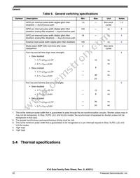 MK10DX64VMB7 Datasheet Page 20