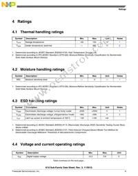 MK10DX64VMC7 Datasheet Page 9