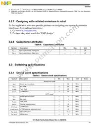 MK11DX256VMC5 Datasheet Page 19