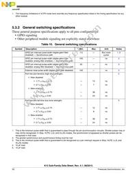 MK12DN512VLK5R Datasheet Page 20