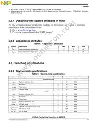 MK12DX128VMC5 Datasheet Page 19