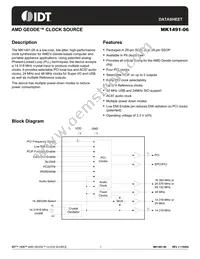 MK1491-06STR Datasheet Cover