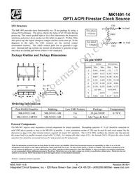 MK1491E-14RTR Datasheet Page 4