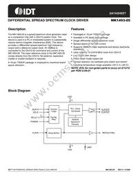MK1493-05GTR Datasheet Cover