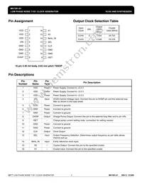 MK1581-01GITR Datasheet Page 2