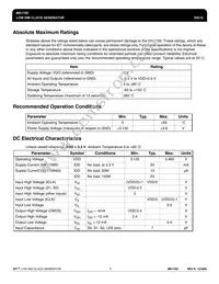 MK1709STR Datasheet Page 5
