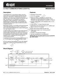 MK2049-45ASITR Datasheet Cover