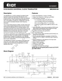 MK2069-04GITR Datasheet Cover