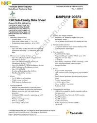 MK20DN512ZVLK10 Datasheet Cover