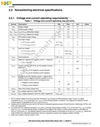 MK20DN512ZVLK10 Datasheet Page 12