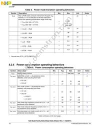 MK20DN512ZVLK10 Datasheet Page 16