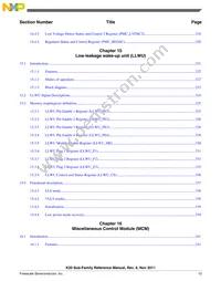 MK20DN512ZVMB10 Datasheet Page 13