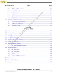 MK20DN512ZVMB10 Datasheet Page 21