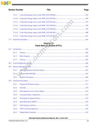 MK20DN512ZVMB10 Datasheet Page 23