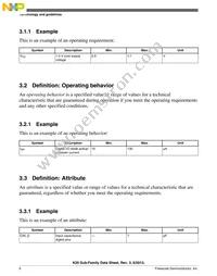 MK20DX256VLK10R Datasheet Page 6