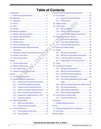 MK20DX256VML7 Datasheet Page 2