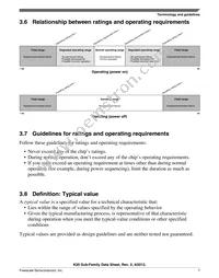 MK20DX256VML7 Datasheet Page 7