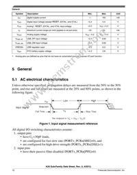 MK20DX256VML7 Datasheet Page 10