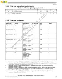 MK20DX256ZVMC10 Datasheet Page 23