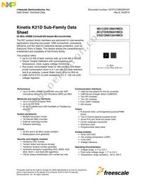 MK21DN512AVMC5R Datasheet Cover